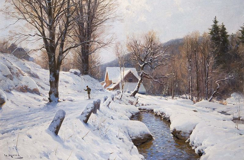 Walter Moras Romantische Winterlandschaft